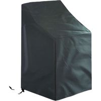 Copertura protettiva per 4-6 sedie da giardino impilabili, 64 x 64 x 70/120 cm