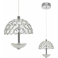 Lampada a sospensione in cristallo 1x5W LED VENUS ML314 Milagro