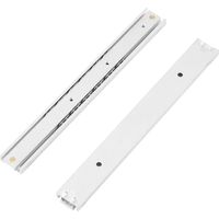Les Armoire de Tiroir Lisse à Glissière Durable en Alliage en Aluminum -, Installation Facile, Coffre-fort et Non Toxique au Tiroir et à la Décoration 2pcs / Set (140 mm de long)