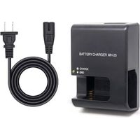 MH-25 Chargeur de batterie à charge rapide pour appareil photo Nikon EN-EL15 EN-EL15A EN-EL15B EN-EL15C Batterie D850 D800 D810 D810E D7300 D7500