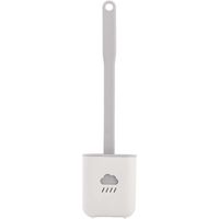Toilettenbürste Reinigung Ritzen Toilettenbürste Soft Soft mit Standfuß Toilettenbürste