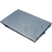Greemotion Copertura Cover ombrellone Parasole Giardino Diametro 3 m Impermeabile in Poliestere, con Cerniera e Cordoncino, ca. 190 x 0,03 x 70 cm, Grigio