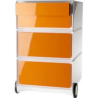 Buck rodante easyBox® 2 cajones 2 cajones planos blanco /