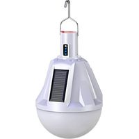 Ampoule LED solaire rechargeable par USB et étanche pour extérieur Télécommande incluse