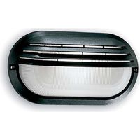 Plafoniera ovale, 40 w, nera