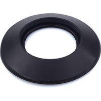 1 Rosace Murale, Silicone Noir, Diamètre 120 Et 125 Mm, Résistance Thermique, Pour Chaudière Et Poêle