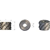 MTECF013.46 - KANTENBAND-FRÄSEN MIT SCHRAUBE AUS DIAMANT D80/85 PKD H4,5 MM AX. 45° - MOBILTECNICA .46D80 LU65 Z2+2 ZTOT18 DB30 AX45° LI H4,5