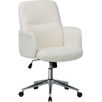 COLAMY Ergonomischer Bürostuhl – Hohe Rückenlehne im Muschel-Design, höhenverstellbar – Beige