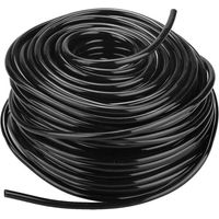 Tuyau d'irrigation Goutte à Goutte, Tuyau Arrosage 50m, Tuyau d'agriculture, Tuyau de Raccordement de Micro-Irrigation par Egouttement PVC, pour pelouse, Lavage de Jardin, de Voiture, de Sol(50m)