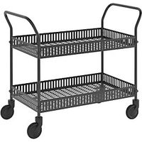 Carro de venta L x A x H 1130 x 550 x 940 mm gris antracita