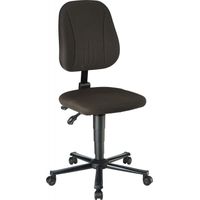 Sillas ESD Unitec 2 Stoff negro, Rollen