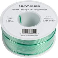 Numaxes Bobine de fil transparent 100 m pour clôture anti-fugue