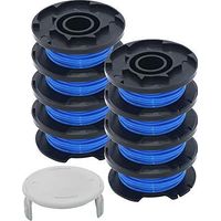 Convient aux bobines de tondeuse Ryobi - compatible avec AC14RL3A/AC14HCA, comprend une tête de coupe et un capuchon de protection.