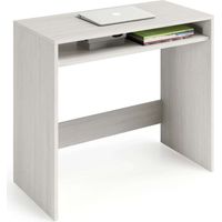 Escritorio Austin con hueco interior fijo en blanco alpes. 78 cm (alto), 79 cm (ancho), 43 cm (fondo)
