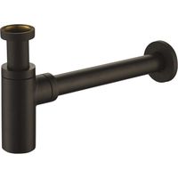 Standard-Siphon in mattschwarzer Farbe Piralla Rubinetterie SIFTNR matt-schwarz
