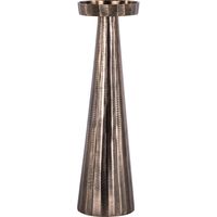 Bougeoir bronze élancé en aluminium - bronze