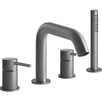 Gessi316 Mitigeur monocommande 4 trous pour baignoire avec bec