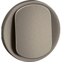 Legrand CT1001 Céliane illuminated intercom or two-way switch cover plate - Titanium