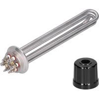 Tube chauffant électrique en acier inoxydable, tige, équipement industriel, connecteur rapide 2 pouces, AC220/38