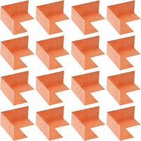 Couverture d'angle de douche étanche 16 pièces sourcing map, angle sans joint pour baignoire et