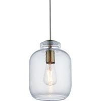 Endon Lyra Lampadario a soffitto a cupola in vetro strutturato