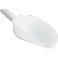 Louchet rond en plastique alimentaire, pelle renforcée en PP, 38 cm