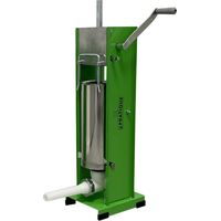 Poussoir A Saucisse Vertical 5 L Cylindre Inox, Double Vitesse Et Livré Avec 4 Entonnoirs (ø 15, 23, 29, 38 Mm) - Le Pratique