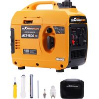 Maxpeedingrods – Groupe électrogène inverter 1200W – Portable silencieux à essence 230V – Moteur 4 temps – Autonomie 7h – Idéal pour camping-car