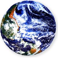 VERCART Système Solaire Thème Terre Oreiller Décoratif Science Éducatif Jeu pour Enfants Oreiller Enfants Chambre Sol Oreiller, Bleu, 25x25x6cm