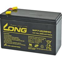 Accumulation au plomb KUNG LONG Standby, WP7-12, 12 V-, 7 Ah, Faston 4,8 mm