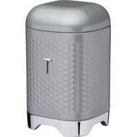 KitchenCraft Lovello Tee-Aufbewahrungsbox of Carbonstahl, 11 x 11 x 19 cm- Grau