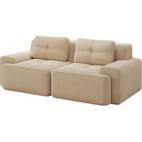 Canapé Boneless Modular Sofa confortable corduroy beige 204.00x104.00x69.00 ZIPSOFA Canapé