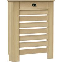 Cubre Radiadores de MDF con Cajón Cubierta para Radiador para Salón Dormitorio Pasillo 78x19x95,5 cm Roble