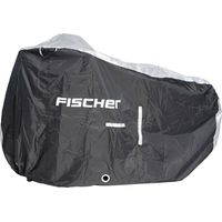 Fischer Fahrrad – Bâche pour vélo électrique 200 x 110 cm – Polyester ultra-étanche – Ouvertures pour chargement batterie – Bandes réfléchissantes - W691422