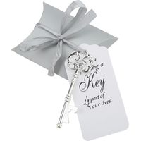 50 Boîtes de Bonbons Vintage pour Mariage avec Clés Décoratives - Cadeaux pour Invités