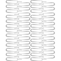 Outil d'éjection SIM universel pour iPhone, iPad, Samsung, Xiaomi, Oppo, Huawei - Lot de 50 pièces
