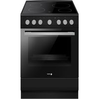 Fagor – Cuisinière vitrocéramique 4 foyers – Classe énergétique A – Volume 62L – Nettoyage facile – Type de chaleur : électrique