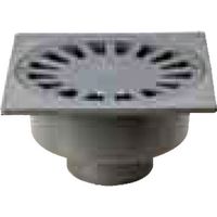 SIF PVC-Abfluss 25x25 Auslass 110 Dunkelgrau 105201