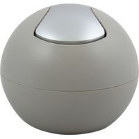 Poubelle à bascule BOWL MATT 1L Taupe mat Spirella