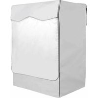 Housse pour Lave-linges Imperméable, Couverture de Protection pour Machine à Laver, Anti Poussière Housse pour Lave-Linge et Sèche-Linge à Chargement Frontal,Convient aux machines à laver de 8 à 10 kg