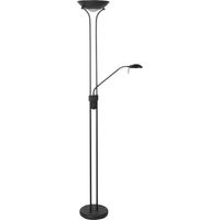 Mexlite - lampada da terra - Curtis - nero - metallo - lampada da