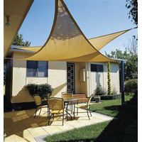 Toldo sombra triangular Lista Blanc - talla Blanco / 3,6x3,6mts.