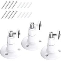Lot de 3 supports muraux réglables à 360° - Compatible avec Ring Stick Up Cam Pro - Réglable à 360 ° - Pour caméra d'intérieur de 1ère génération
