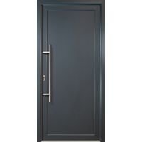 Signum PVC Model 01, innen: weiß, außen: titan, Breite: 88cm, Höhe: 200cm, Öffnungsrichtung: DIN links