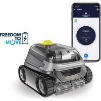 Robot de piscine - ZODIAC - CNX-Li 5220 iQ - Fond et parois et ligne d’eau - Piscines jusqu’à 10 x 5 m - 1 cycle complet 2h