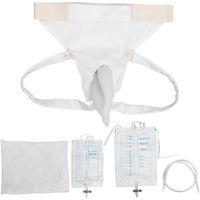 Sac collecteur d'urine féminin en silicone respirant, anti-fuite, sonde urinaire souple