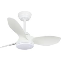 Stel Mini S Weißer LED-Lüfter 20W 1900Lm CCT Dim