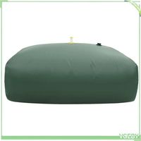 Réservoir d'eau pliable - FAFEICY - 156336 - 5000 L - PVC - Vert - Robinet pliable