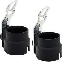 Lot de 2 accessoires de remorque, accessoires de remorque de voiture, accessoires pour remorque, porte-fiche, support de prise de remorque 7 et 13 broches, porte-fiche de remorque 2182600004