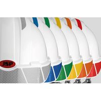 JSP – Lot de 10 stickers réflectifs CR2 pour casque EVOLite – Réflectivité 60% – Application facile – Norme EN12899-1